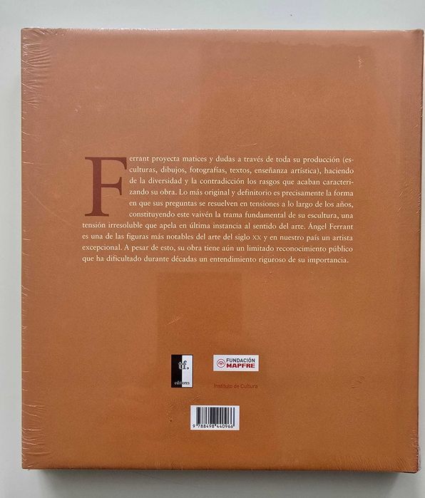 Livro de capa dura de pintura Angel Ferrant