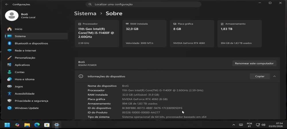 Torre GAMING RTX 4060