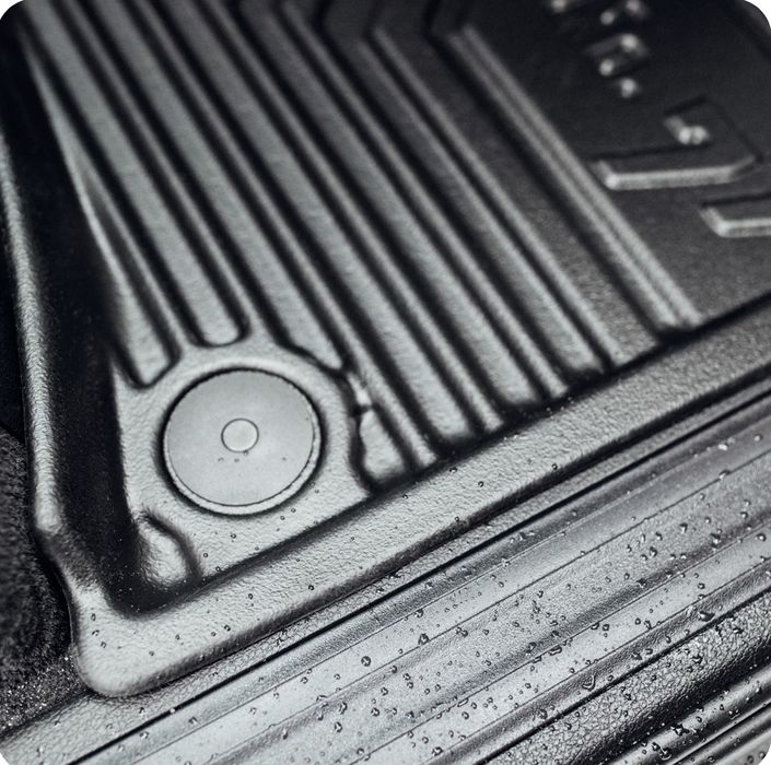 Conjunto de tapetes em borracha