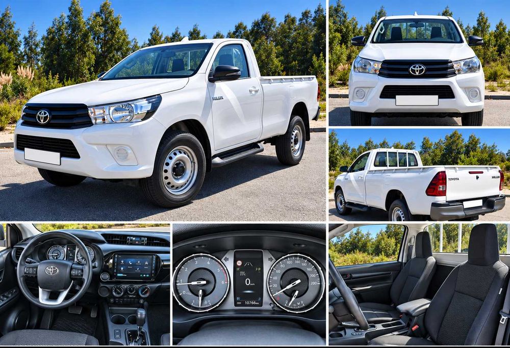 Toyota Hilux 2.4 4x4 Automática | Cabine Simples | 2025 | IVA Dedutível