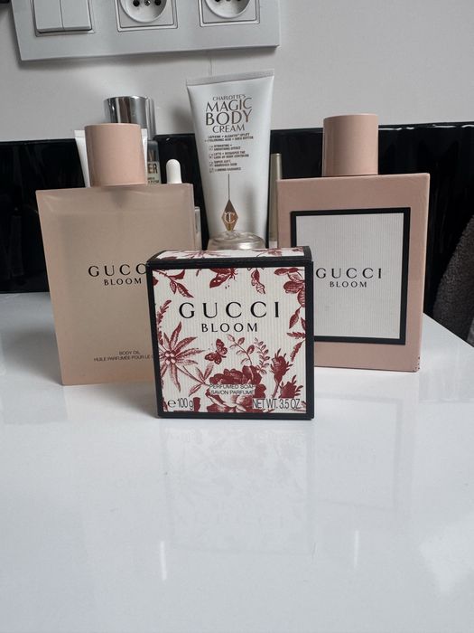 Perfumy i olejek do ciała Gucci Bloom oryginalny mydełko gratis