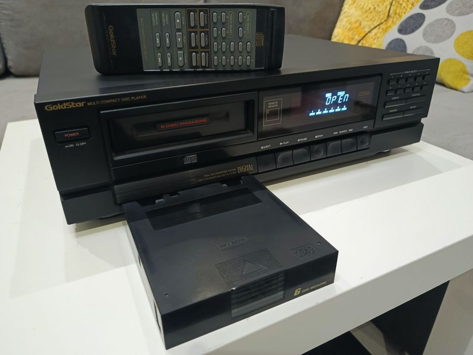 GoldStar FH-C10, zmieniarka CD, odtwarzacz CD, pilot. 100% ORGINAŁ.