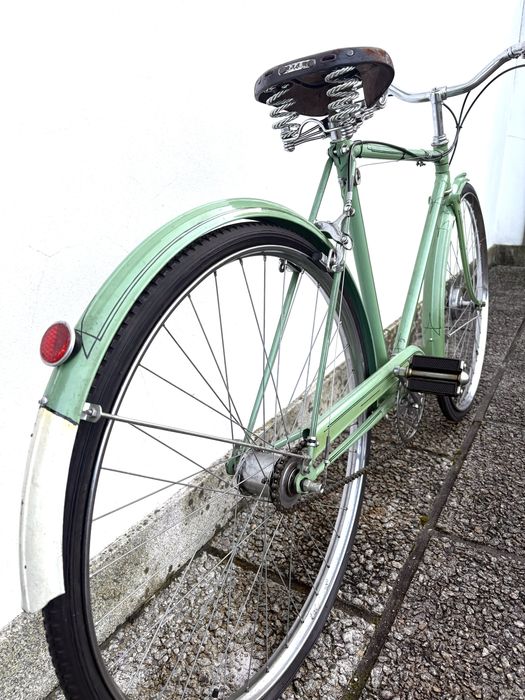 Bicicleta Automoto Original Anos 40 – Restaurada, Verde Água