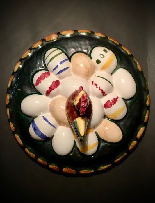 TRAVESSA RÚSTICA (com tampa) - sem uso - 31 x 16,5 cm/s