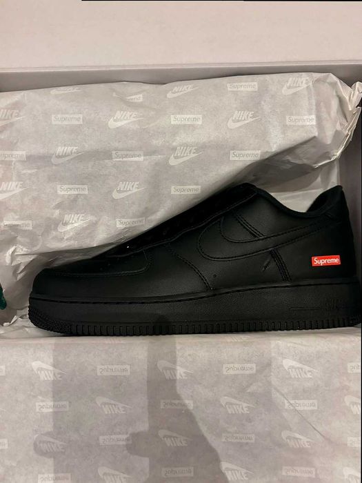 Nike Air Force 1 Low Supreme Black R.39