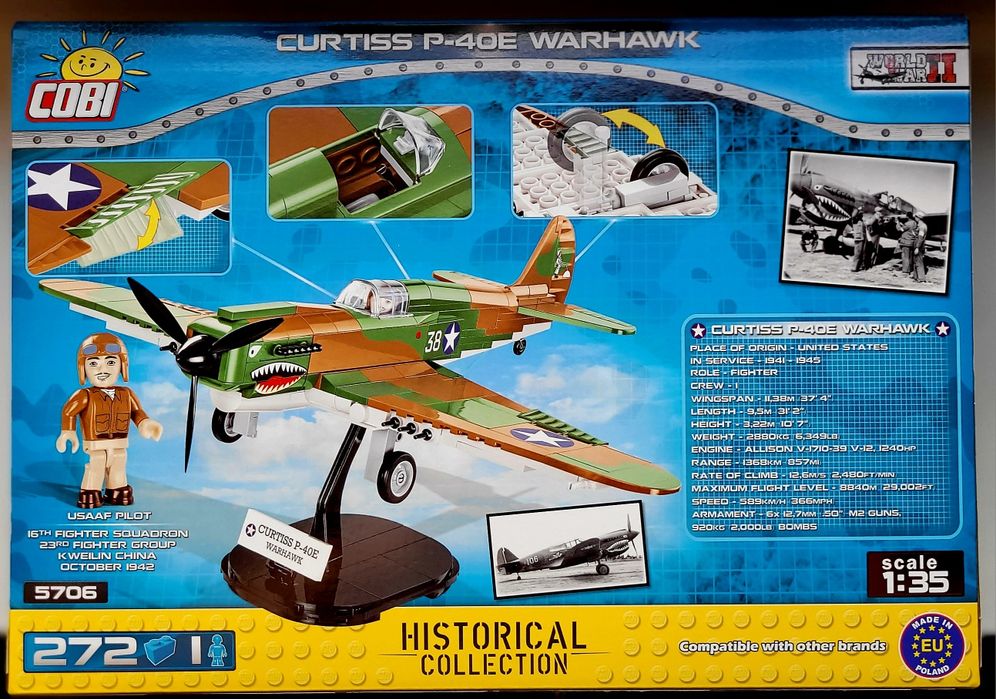 Cobi 5706 Curtiss P-40 E Warhawk