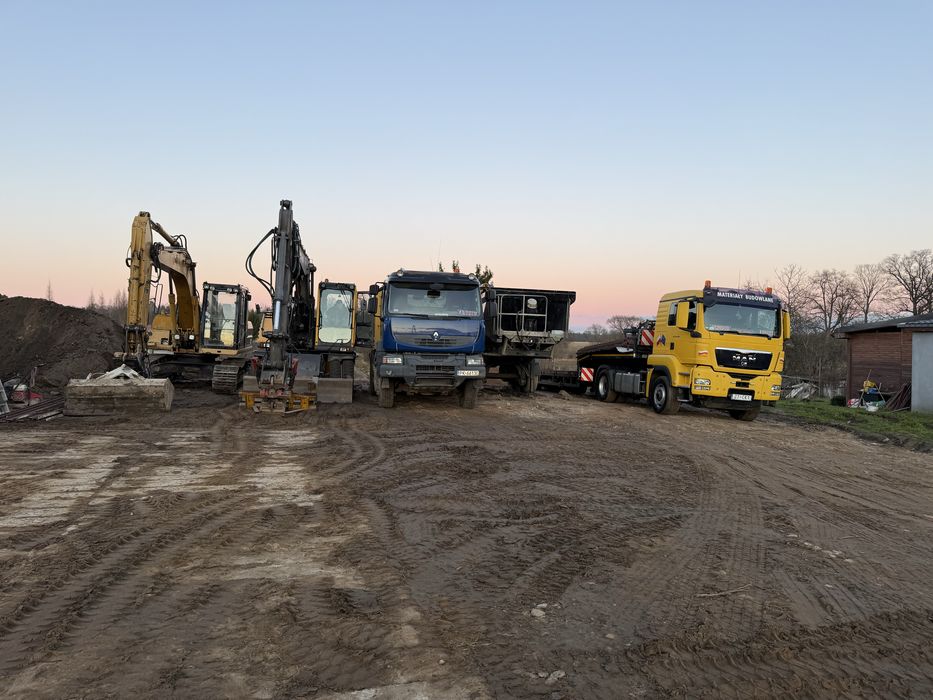 Transport/piasek/kruszywa