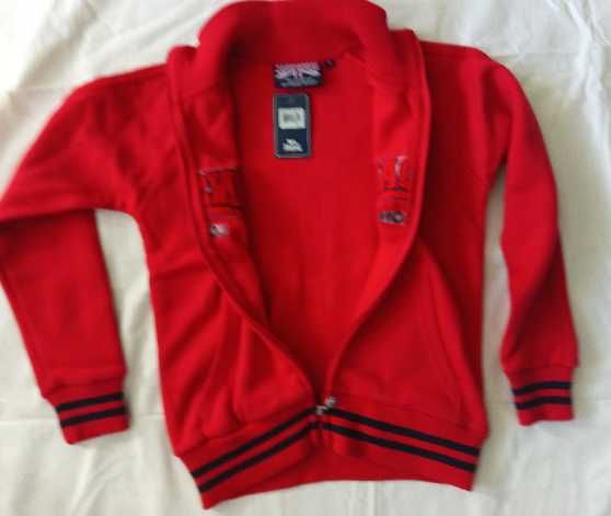 Bluza czerwona bez kaptura Lonsdale London roz.S/M– oryginał z UK