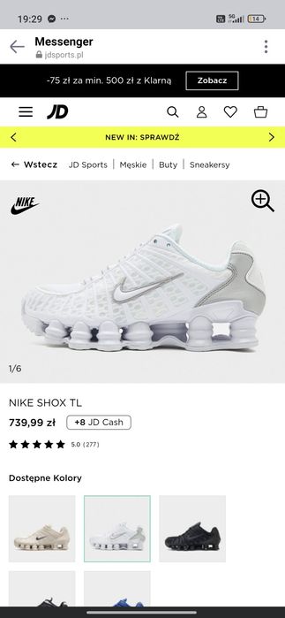 Buty Nike rozm 45,5 meskie