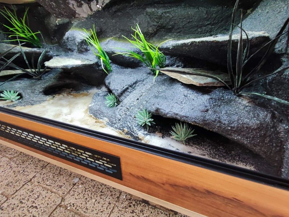 Terrarium 100x40x40 z płyty meblowej wąż boa pyton KOŚCIAN