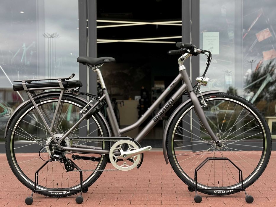 Bianchi E-Spillo ST Grafit Rower miejski elektryczny 250W 418Wh