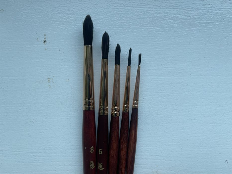 Pędzle do akwareli Princeton Neptune – okrągłe (0, 2, 4, 6, 8)