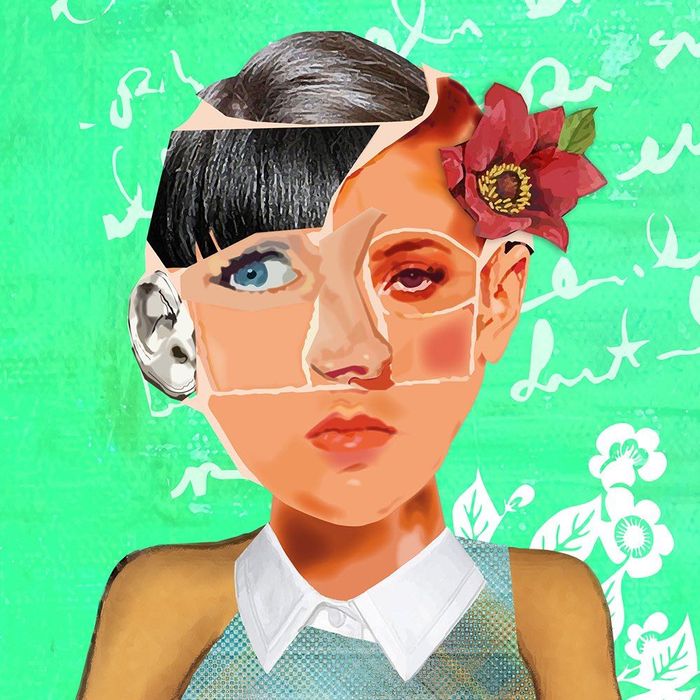 Tela "Many in one" - 50x50cm