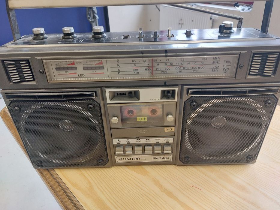 Magnetofon unitra zrk RMS 404 retro bombox