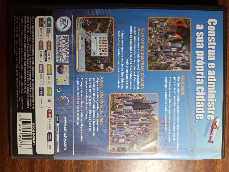 Jogo cd sim city 4