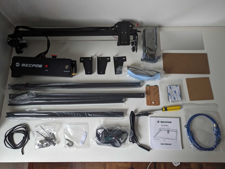 Máquina de Corte e Gravação a Laser | Mecpow X3 Pro 10W (Opção com Ar)