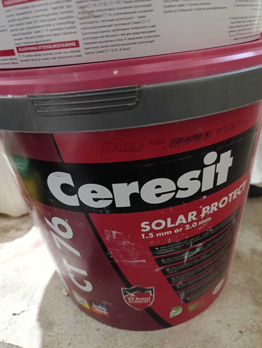 CERESIT CT 76 SOLAR PROTECT Tynk siliko-elastomerowy