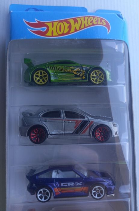 Pack 5 miniaturas hot wheels