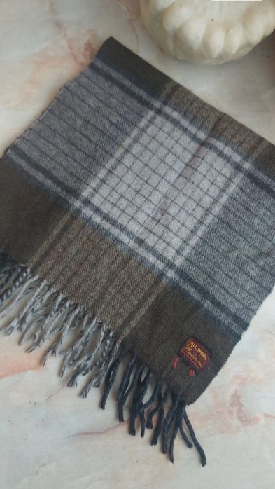 szalik wełniany 100% wełna wool