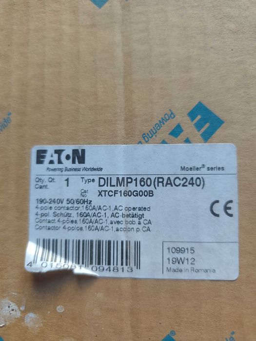 Stycznik mocy    MOELEER  DIL M 80 , M95, M160 , M32-10