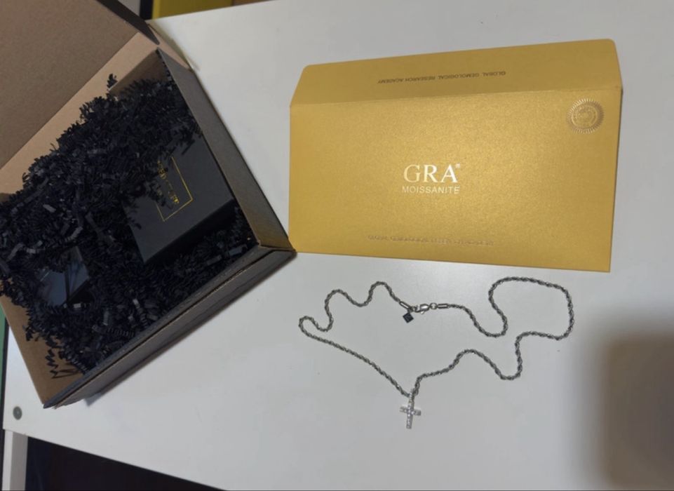 Łańcuszek Zawieszka z krzyżem iced stuff VVS