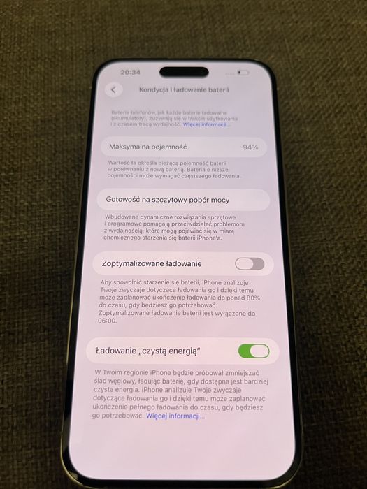 Iphone 14 pro max 128gb, 94% bateria, gwarancja