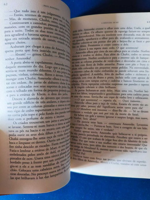 Lote 3 Livros Paul Doherty - Romances e Mistérios da Antiguidade