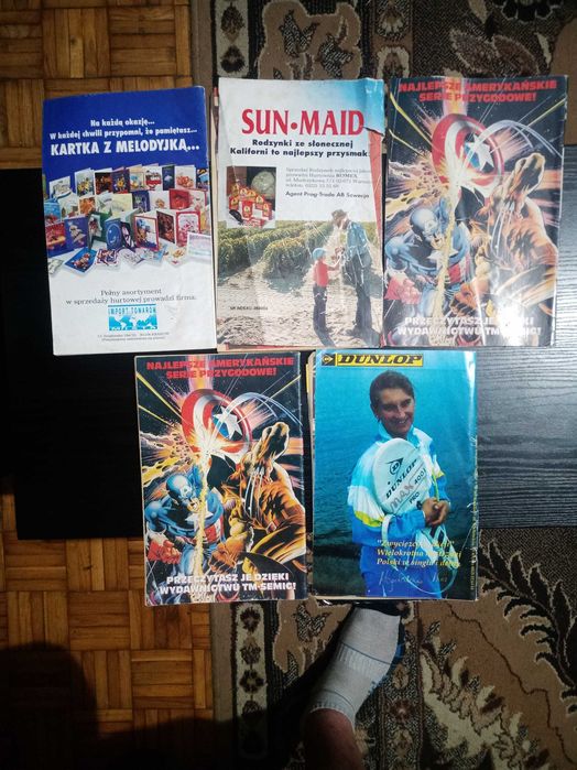 Punisher 6/90,4/91,1/92,3/92.7/92