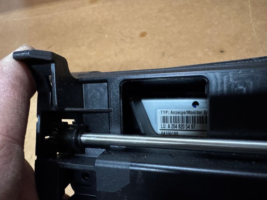 Display do Radio Mercedes W204 C200 C220 A204820.5497
