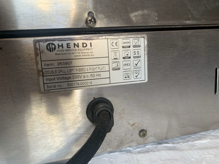 Гриль HENDI двойний