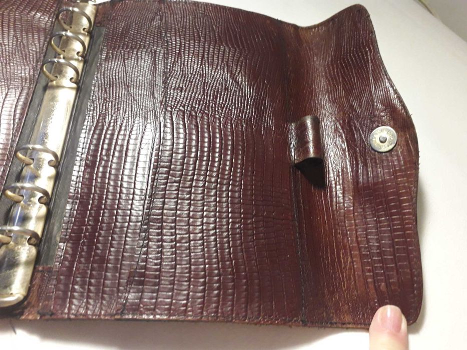 DESOCUPAR |Capa de agenda | Pele crocodilo | antiguidade