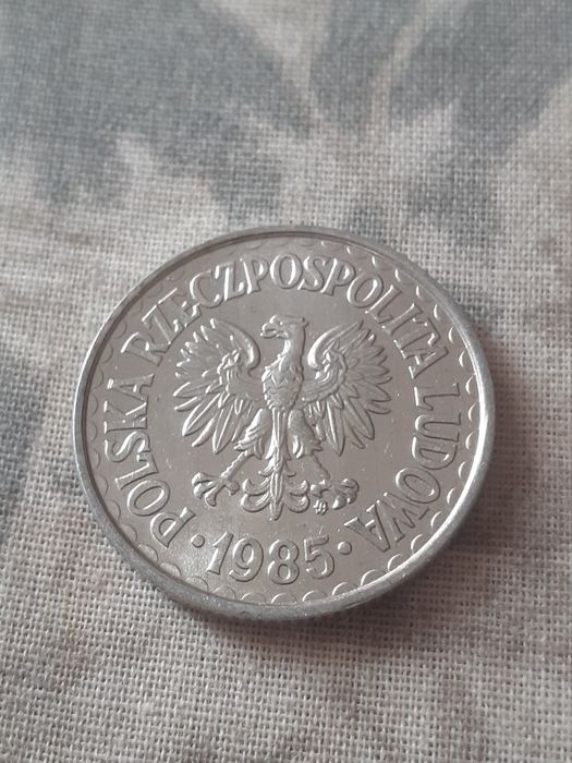 Moneta 1 zł 1985 rok PRL