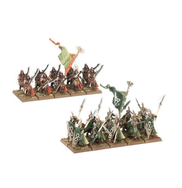 Warhammer The Old World Wood Elves Eternal Guard/Wildwood Rangers