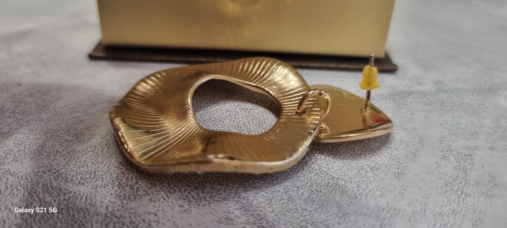 Kolczyki złote duże