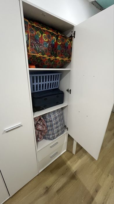 Armário para quarto branco Conforama