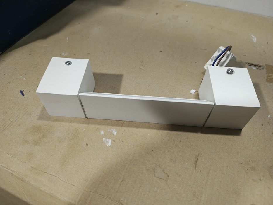 Kinkiet regulowany biały 30 cm
