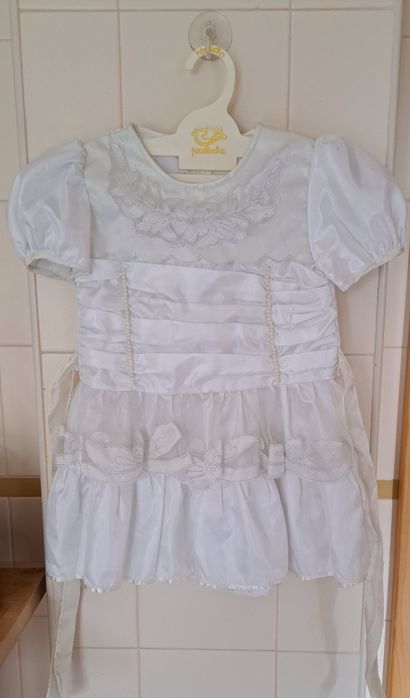 Vestido cetim cerimónia menina