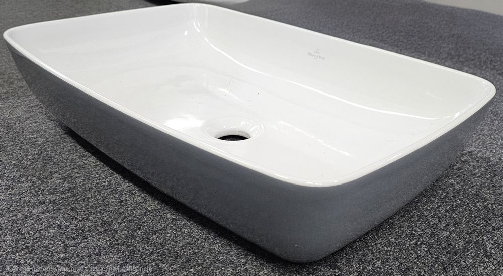 Umywalka Villeroy&Boch Artis Bicolor biało-szara 58x38