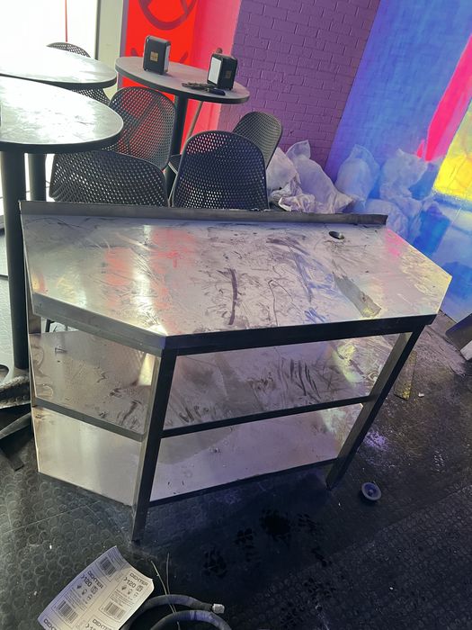 Balcao de aço inox