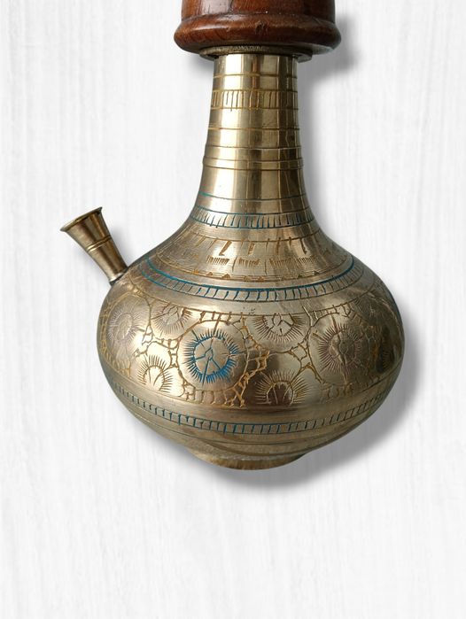 Antigo cachimbo de água, 44cm