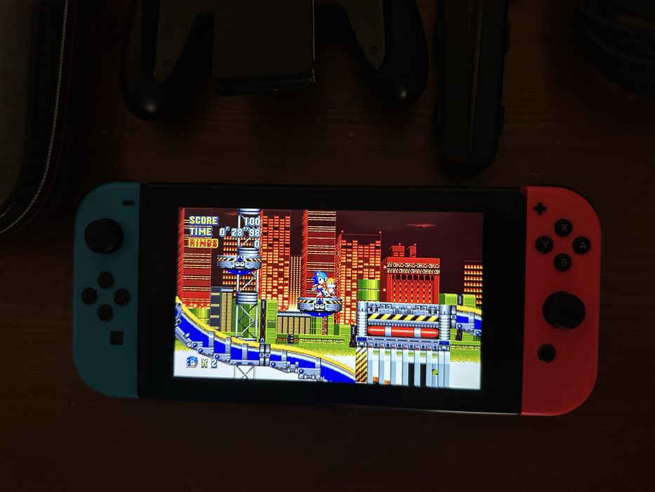 Nintendo Switch V2 + acessórios