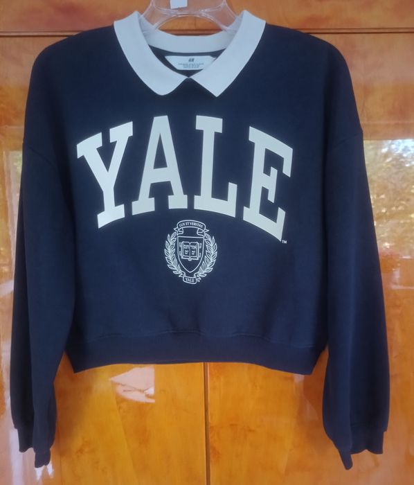 H&M świetna granatowa bluza YALE rozmiar 146/152
