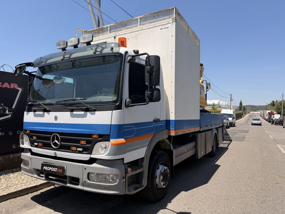 MERCEDES ATEGO 16T 240cv Porta Maquinas Excelente com Oficina 2010 Apenas 447.000km ###OPORTUNIDADE###