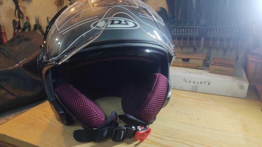 Capacete Scooter/Moto lentes duplas - NOVO