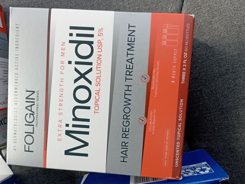 Minoxidil Foligain caixa selada com 3