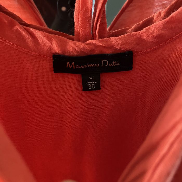Top Massimo dutti laranja cherry tam S