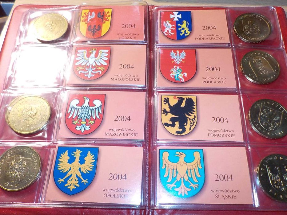 GN   album komplet 2 zl monety GN województwa  + gratis  Album