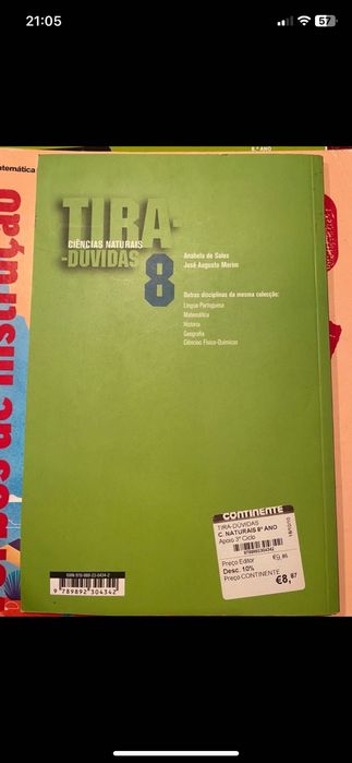 Tira-dúvidas Ciências Naturais - 8. ano