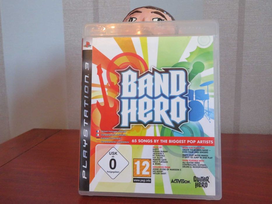 Jogos FIFA, UFC, Guitar Hero, Band Hero PS3