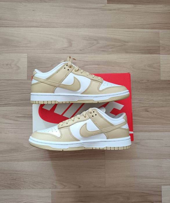 Buty damskie Nike Dunk Low Team Gold Beżowe r. 38,5